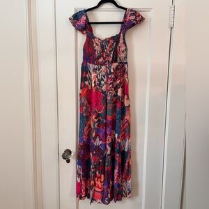 Multicolor Floral Maxi Dress